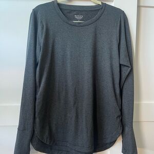 Athleta Women's Black Long Sleeve Top,size M